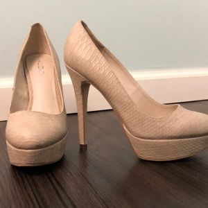 Nude Aldo heels